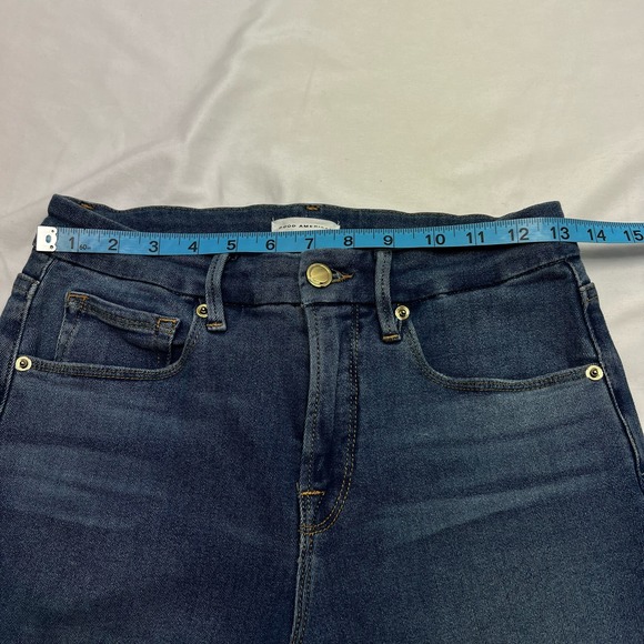 Good American Good Legs Skinny Cropped Jeans Women’s Size 6/28 - Picture 9 of 11